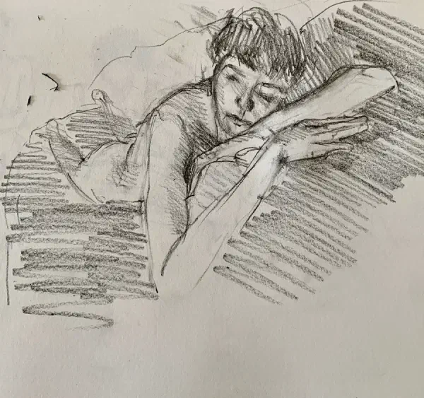 Ariane sleeping