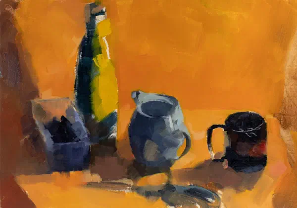 Yellow water bottle I