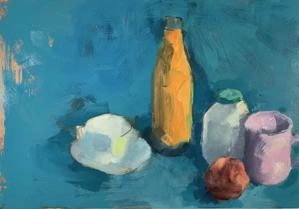 Yellow water bottle II